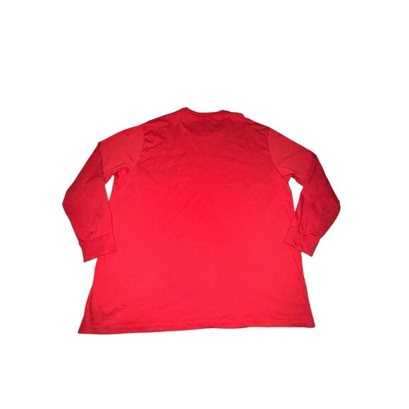 Polo Ralph Lauren Shirt 2XB Red Long Sleeve Rainbow Spell Out Men Pride Crewneck - Picture 8 of 9